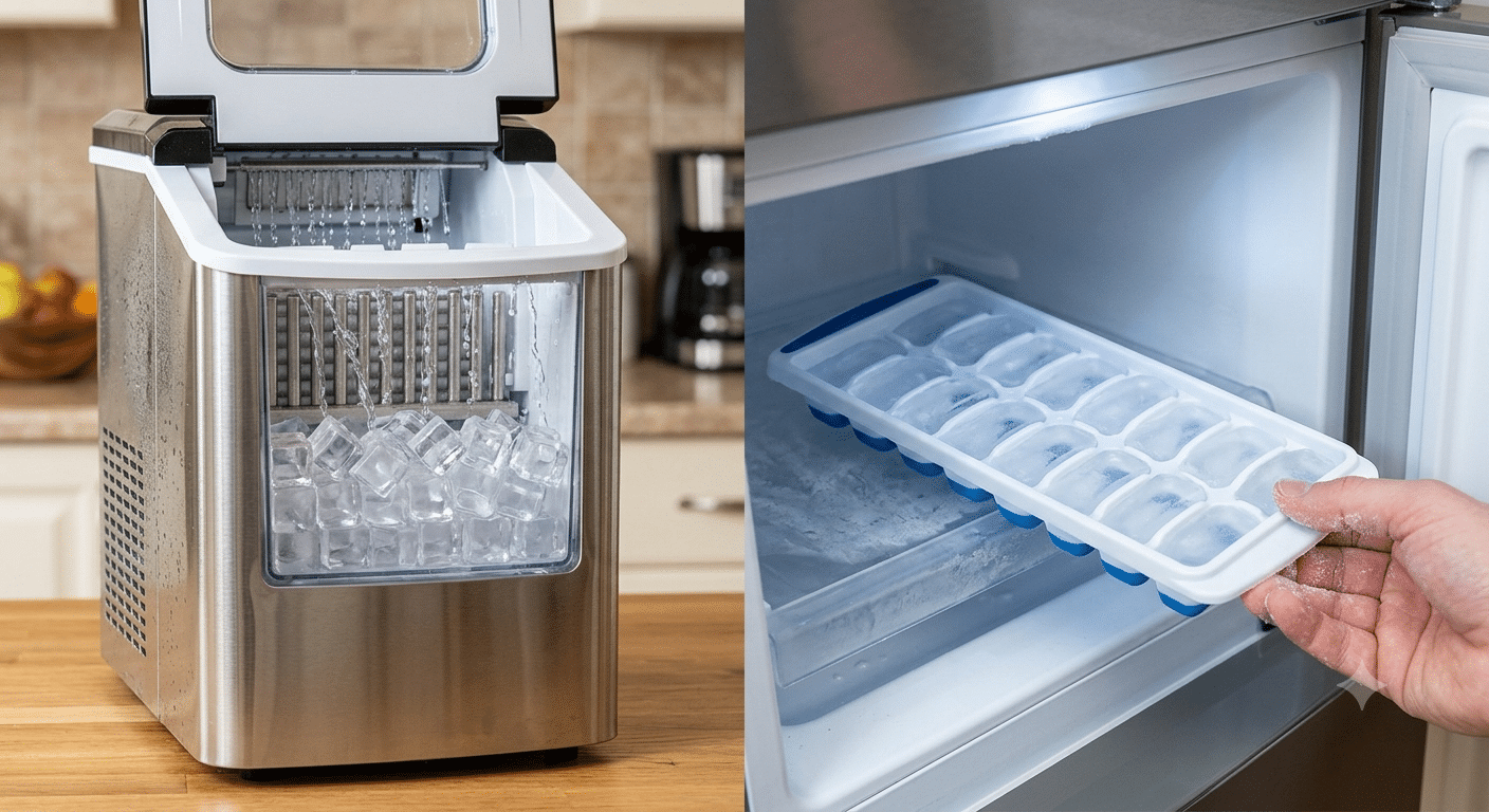 Which Makes Better Ice: Running-Water or Filled-Tray Ice Makers?